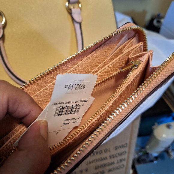 COACH Color Block Purse Rowan & Large Wallet - Picture 5 of 5